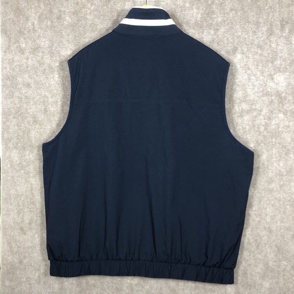 Solaris Vest 2XB Big Man Reversible Navy Cream Multi-Climate Sherpa Full Zip - Picture 6 of 14